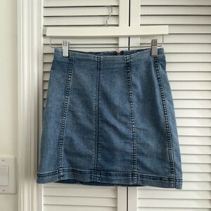 Free People Denim Skirt